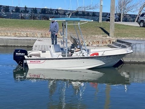 1991 Boston Whaler 16SL for sold. 2024 60hp Suzuki AV 2022 Load Rite Trailer.
