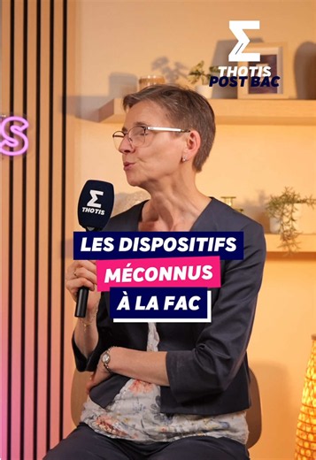 Les outils méconnus à la fac ! 🔍🧑‍🎓 Sabine Chaupain-Guillot, directrice du Service universitaire d’orientation et d’insertion professionnelle de l’Université de Lorraine et présidente de la Courroie (Conférence universitaire en réseau des responsables de l’orientation et de l’insertion professionnelle des étudiants) répond à cette question ! 👀 @France Universités #outils #fac #orientation #santeetudiante #thotis