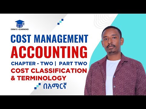 Cost classification and terminology COST I CH 2 PART 2