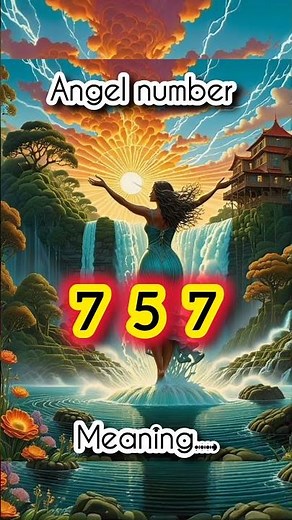 Angel number 757 meaning. #angelnumbers #757 #shorts
