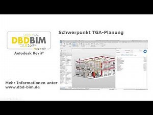 DBD-BIM Plug-in für Autodesk Revit - Schwerpunkt TGA-Planung
