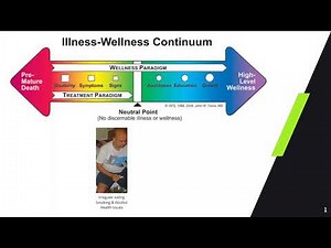 Typical Transformation Journey using the Illness Wellness Continuum concept
