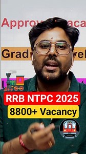 208K views · 4.5K reactions | RRB NTPC 2025  8800+ Vacancy  Selectionway Gagan Pratap #rrbntpc #notification #selectionway | Math Concept king | Facebook