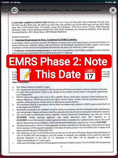 EMRS Phase 2: Note 📝 This Date 📅