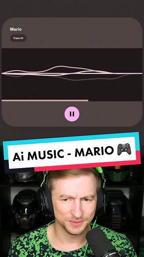 Ai generated Mario music #ai #artificialintelligence #tech #mario #music
