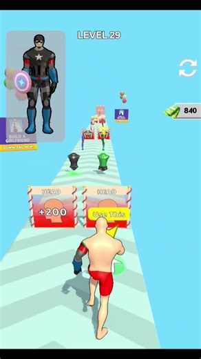 build a your super hero complete level 29 comment for game name #games #dailyshorts #gaming