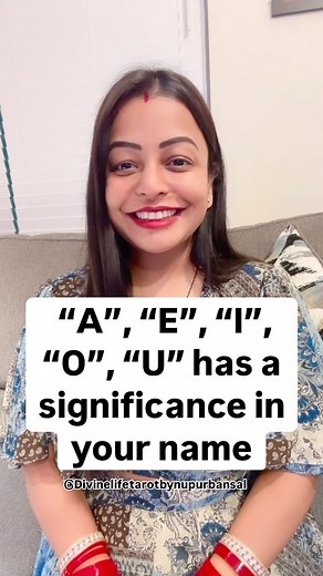 Nupur Bansal/ Astro-Tarot on Instagram: "Tag someone ❤️ Save and Share❤️ Follow @divinelifetarotbynupurbansal For consultation (paid), kindly WhatsApp message us on our Indian number +91-7827488505 “A” - When you have the A as your first vowel in the name, your tendency is to respond to the world in a rather impulsive yet creative way. You find yourself as hardworking and driven. You have a need to be acknowledged and you succeed with positive feedback. You will many times work harder and be mor