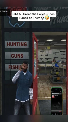 GTA 5 | Called the Police… Then Turned on Them💀🤣#gta #gta5 #shorts