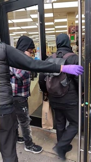 people pushing each other at 149 3rd