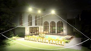 Willpower 30W LED Flood Lights Outdoor,3000lm Brightness Exterior Security FloodLight with Plug,4000K Warm White IP66 Waterproof Work Floodlights for Yard Garage Porch Backyard Playground