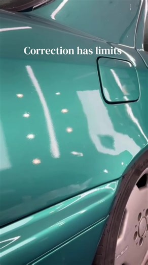 Correction has limits Knowing where to stop is the skill #paintcorrection #cardetailing #autodetailing