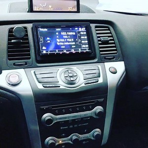 The radio install that could not be done, is done! A little modification and relocation, and this 2009 Nissan Murano is updated with today's technology #lockdownsecurity #applecarplay #androidauto #dualcamera #itworked #toronto #kenwooddmx706s #kenwood #nissanmurano #nissan #bose #2020 | Lockdown Security Canada