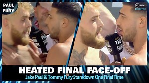 626K views · 6.2K reactions | HEATED FINAL FACE-OFF 郎 Jake Paul and Tommy Fury Final Staredown At Explosive Weigh-Ins  #PaulFury | Sunday | BT Sport Box Office ▶️ www.bt.com/sport/box-office/ | TNT Sports Football | Facebook