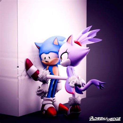 Sonic asks Blaze out. #Blazethecat #sonicthehedgehog #Blaze #sonaze #Blender #b3d