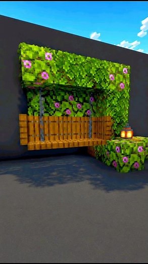 Minecraft Ultimate Swing Build Tutorial 🌿 #shorts