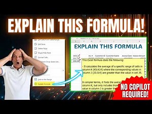 Stop Guessing: Explain Any Excel Formula In 1 Click