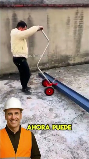 How to move heavy beams with this tool #diy #work #construction #ideas