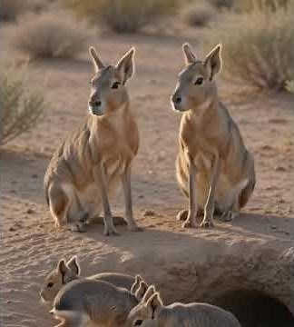 Patagonian Mara: The Rabbit-Deer of Argentina | Rare Wildlife Documentary 🐾