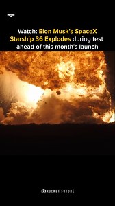 17 reactions · 10 comments | Starship 36 Explodes During Test! Just weeks before launch, SpaceX's Starship 36 suffers a fiery failure. What went wrong? #spacex #starship #elonmusk #rocketexplosion #spacenews #futureofspace #spacelaunch #spacescience #astronautlife #microgravity #explorepage #earth #science #facts #reels #spacemarines #moon #star #trending #vigyaan360 | Vigyaan 360 | Facebook