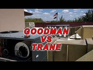 Commercial Goodman vs Trane in the REAL world!