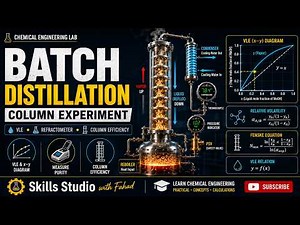 Distillation Column Lab Manual Experiment | Methanol Water System Fenske Equation & Refractometer
