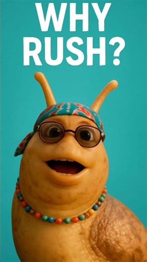 Mellow Mel the Slug — Chill Vibes in Pixar-Style 3D Animation #shorts #funny #aivideo