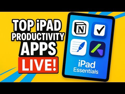 LIVE: 2025’s Best iPad Productivity Apps | iPad Essentials Weekly