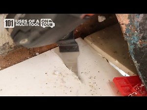 How to cut plastic facia and soffit boards with a multi-tool