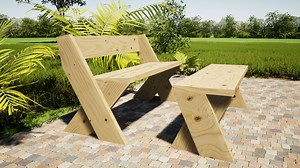 Leopold Bench Set Plans: DIY Outdoor Furniture (PDF Download) - Etsy