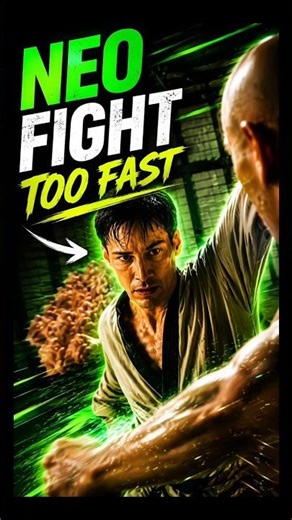 “Wait for Neo’s fastest move 👀” #matrix #shorts