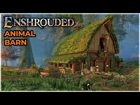 Enshrouded: Building a Cozy Barn for My Animals!