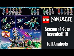 LEGO Ninjago Season 14 Sets and Minifigures Revealed - 2021 Sets Full Analysis