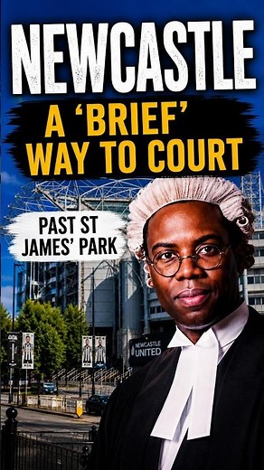 A ‘Brief’ Walk to Court… Past St James’ Park ⚖️⚽ | Newcastle #travel
