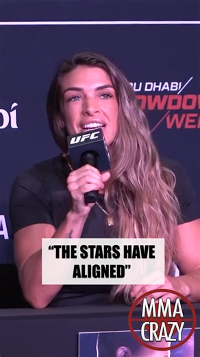 Mackenzie Dern believes it is destiny that the stars have aligned for her to capture the UFC women's strawweight title at UFC 321 this weekend Full video at MMA Crazy on Youtube #mackenziedern #ufc #ufc321 #ufcnews #mma | MMA Crazy