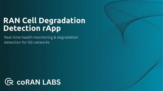 coRAN Labs RAN Cell Degradation Detection rApp for Open RAN | coRAN LABS posted on the topic | LinkedIn