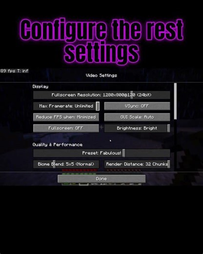 FPS booster guide Minecraft(1000+FPS on my internal graphics)