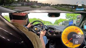 Watch This Ferrari 296 GTB Top 218 MPH on the Autobahn