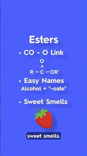 What Makes Strawberries Smell Sweet? 🍓 Esters in 60 Seconds