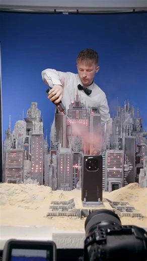 The Redmi Note 14 Pro 5G is showcased in a sci-fi city setting, emphasizing its durability and strength. The city, featuring 3D-printed structures and laser-cut wood, highlights the phone's ability to withstand challenges, much like a vibranium shield. #AllStarDurability #RedmiNote14Series | Xiaomi Kenya