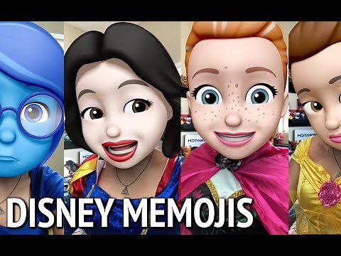 Disney Characters as Memojis on iOS 12
