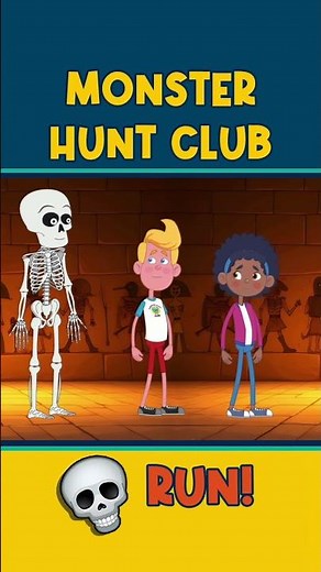 Skeleton Surprise! 💀 Monster Hunt Adventure #Shorts