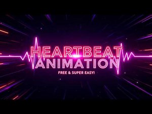 Create a Heartbeat Rhythm Animation Instantly | FREE & Super Easy Tutorial!