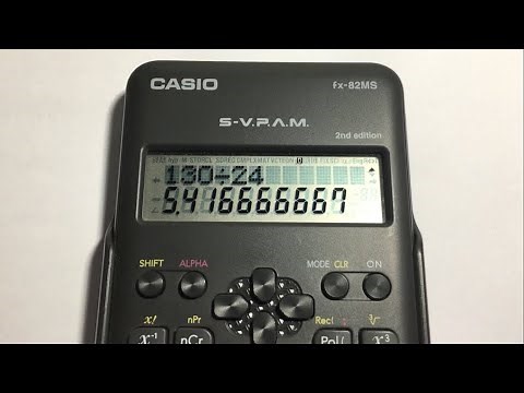 Cómo configurar decimales en calculadora Casio | fx-82MS