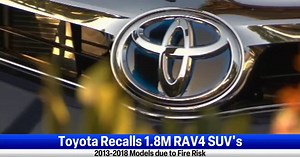 Toyota recalling some popular RAV4's due to battery fire hazard