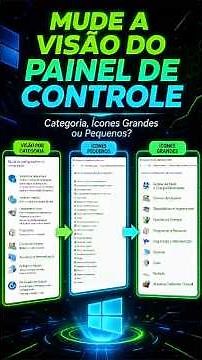 CHANGE YOUR CONTROL PANEL VIEW | Category, Large or Small Icons?