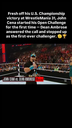 1.1K views · 1.3K reactions | Uploading all of John Cena’s 2015 U.S. Open Challenge matches — Dean Ambrose, Sami Zayn, and more take on the champ. #wwe #deanambrose #johncena #ustitle #uschampion | The Kickout Zone | Facebook