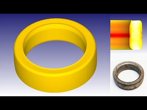 Gear Blank Ring Rolling Simulation