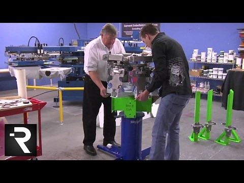 Riley Hopkins shows how to assemble his press - part one.