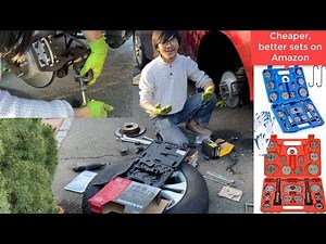 Rear Disc Brake Pad & Piston Winder Tools | Unboxing, How To Use Demo, Review & Impression - Maddox