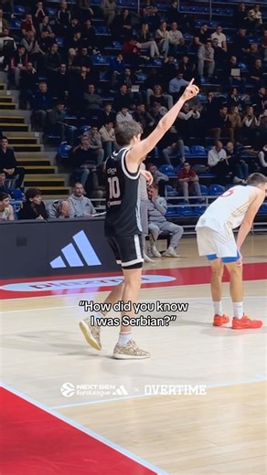 Most calm pass they’ll do 💀 #urosmijailovic #nextgeneuroleague #adidasbasketball #shorts #partizan